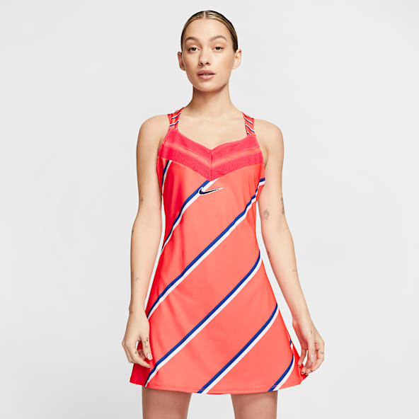 orange nike dress