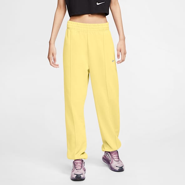 yellow nike sweatpants