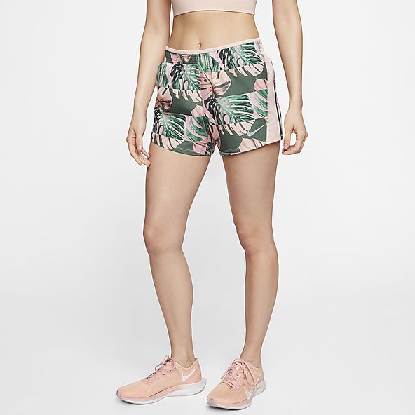 nike women's elevate printed running shorts
