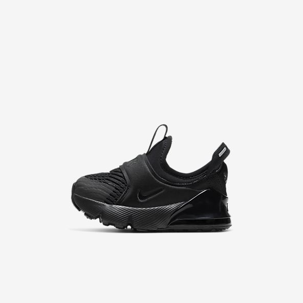 nike solid black shoes