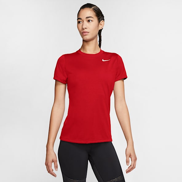 Mujer Rojo Playeras y tops. Nike US