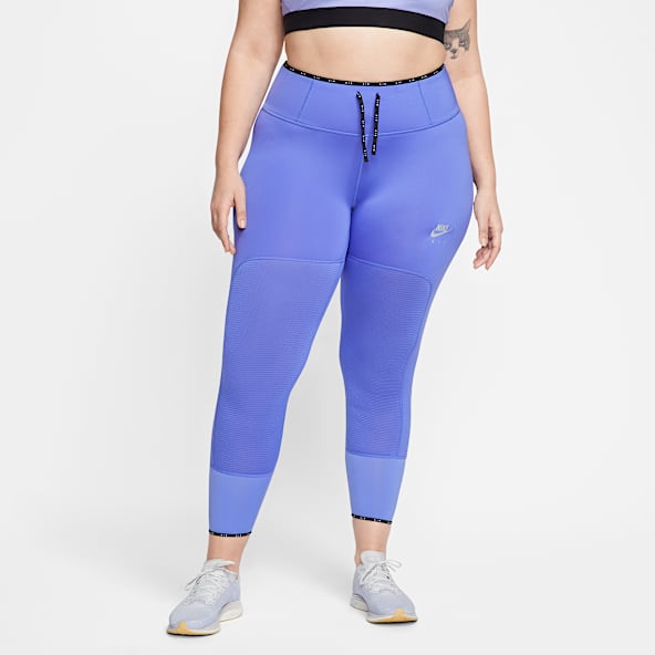 plus size nike sportswear metallic leggings