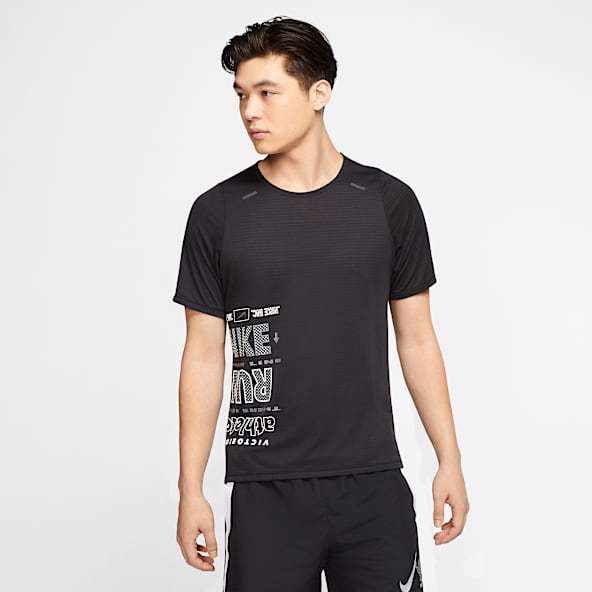 mens black nike dri fit t shirt