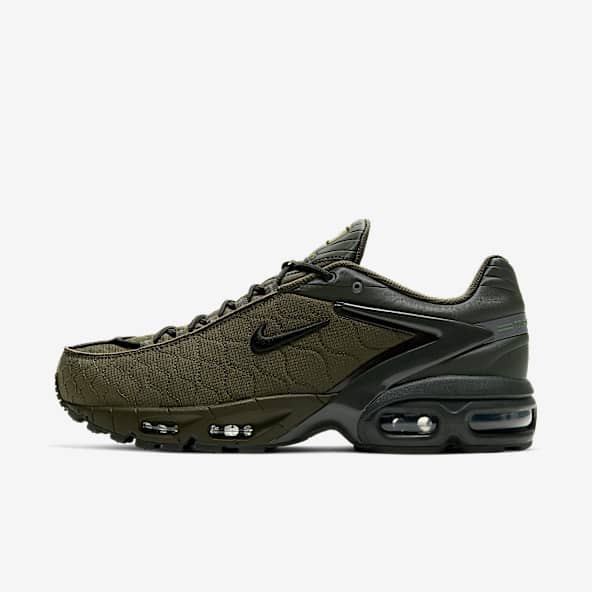 nike grey green