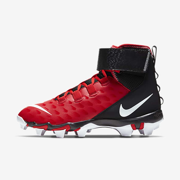 all red football cleats