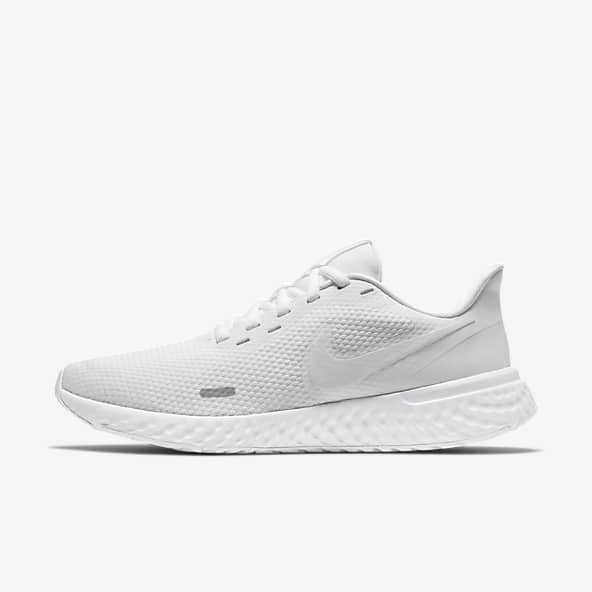 nike running shoes white and black