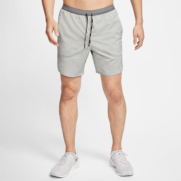 grey nike running shorts
