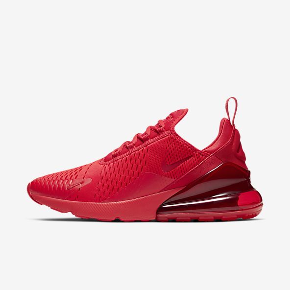 all red nike running shoes