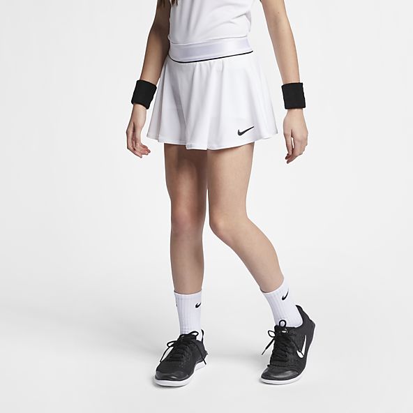 nike white skirt tennis
