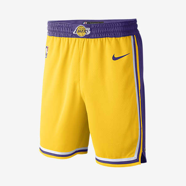Los Angeles Lakers Icon Edition Nike NBA Swingman Pantalón corto - Hombre