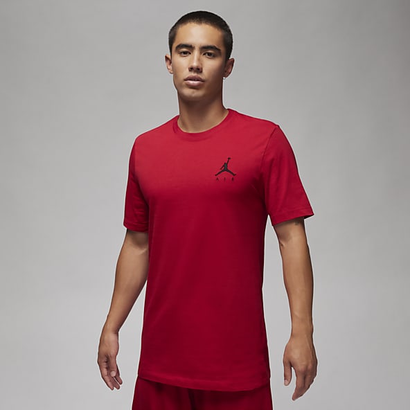 Nike air jordan t shirt red Clearance