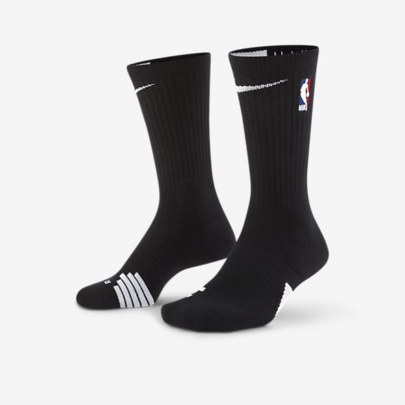 Youper Calcetines de baloncesto Elite con logotipo de baloncesto y red (2  pares), calcetines deportivos para hombres, niños, mujeres y niñas