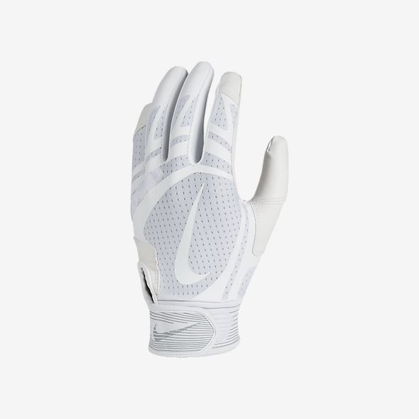 white nike batting gloves