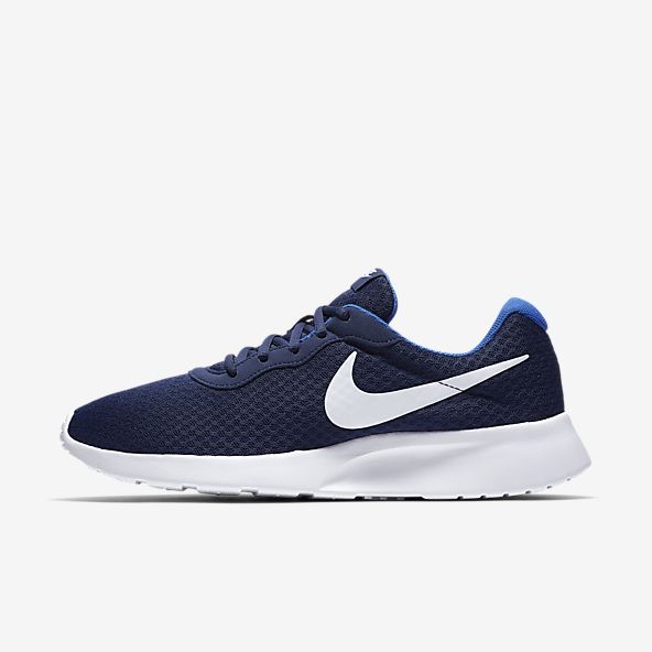 nike black and blue shoes