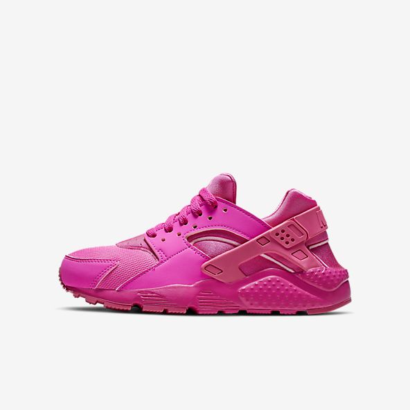 hot pink nike huarache shoes