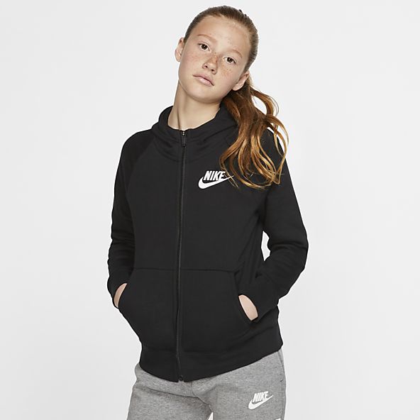 girls nike pink hoodie