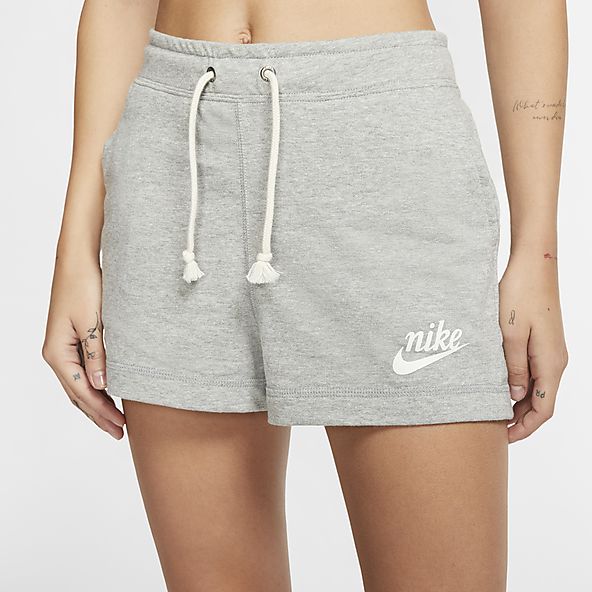 red nike womens shorts