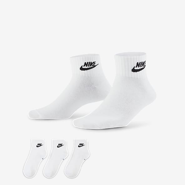 Nike men's ankle socks white clearance