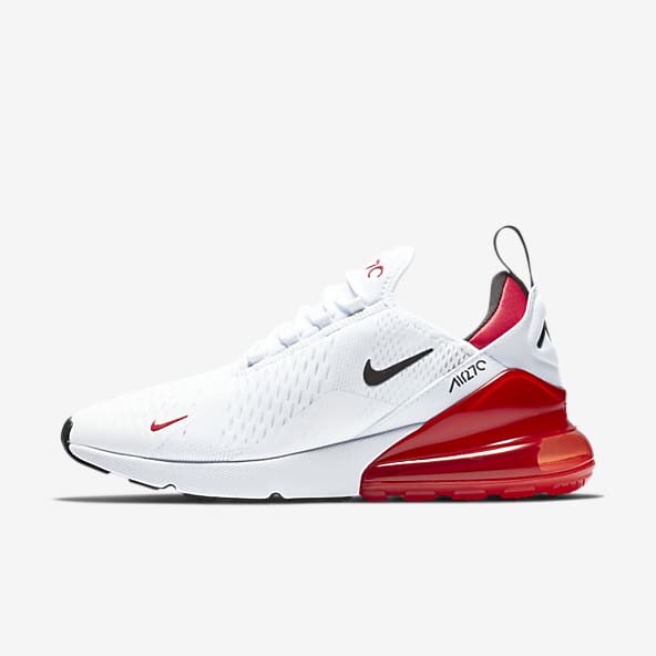 Air Max 270 Mens Running Shoes (Black/Red)