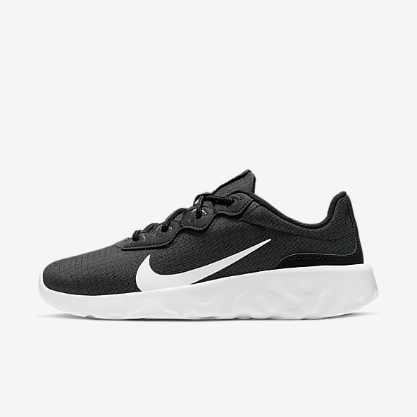 Ladies black nike trainers size 8 clearance