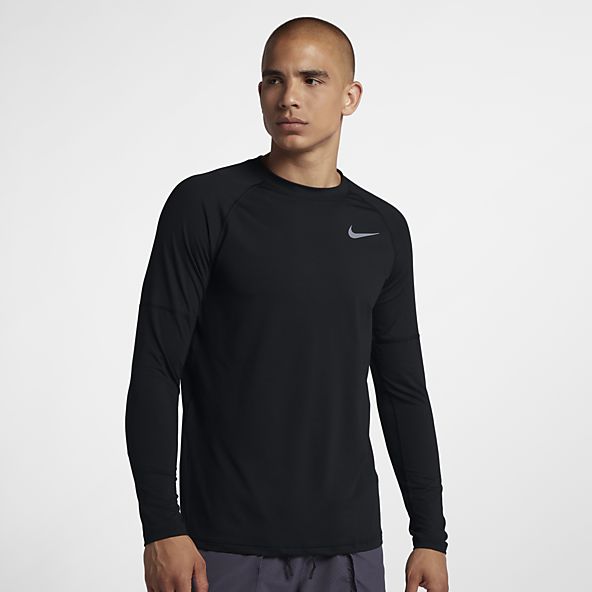 nike men's half zip running top
