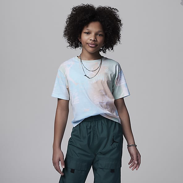 T-shirt Jordan Essentials New Wave Allover Print Tee Júnior (Rapariga).  Nike PT