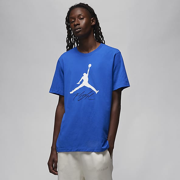 Jordan Blue Regular Shirts for Men for sale