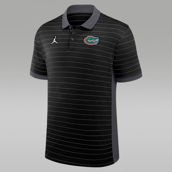 Florida Sideline Victory Stripe Men's Jordan Brand Dri-FIT College Polo