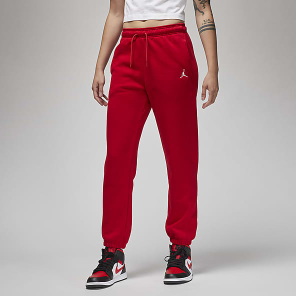 Normal Cintura Normal Vermelho Joggers e calças de treino. Nike PT
