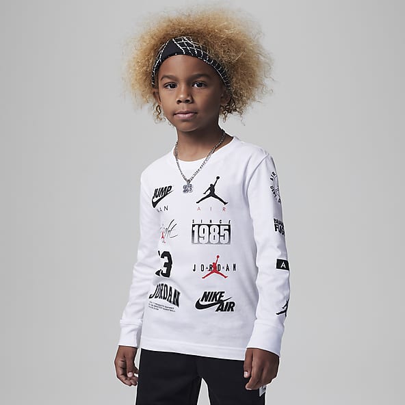 Nike Little Boys 2T-7 Long Sleeve FuturaHazard Tread T-Shirt - 6