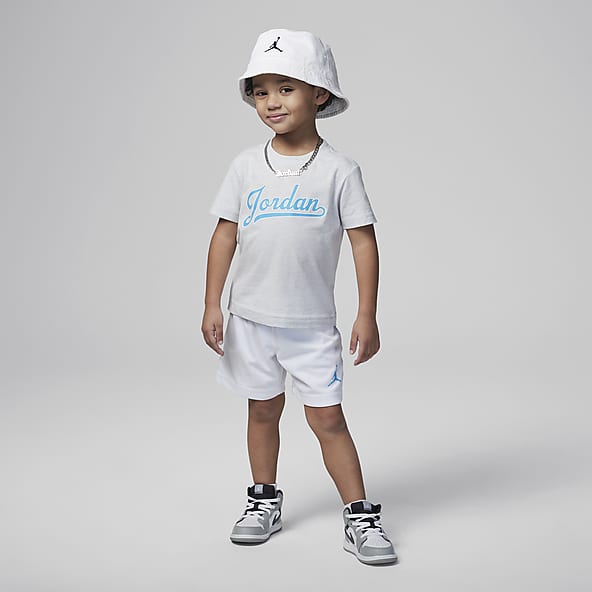 Jordan MJ Flight MVP Conjunto de shorts de malla infantil