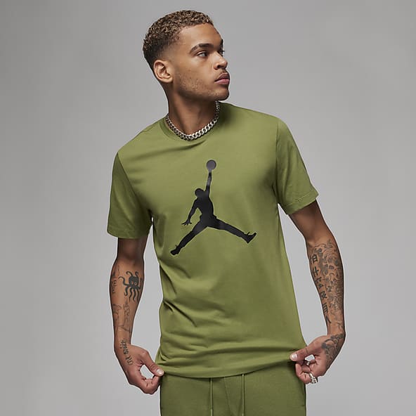 Nike black and green shirt hotsell
