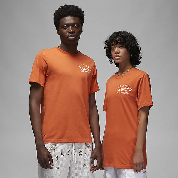 T shirt nike arancione top