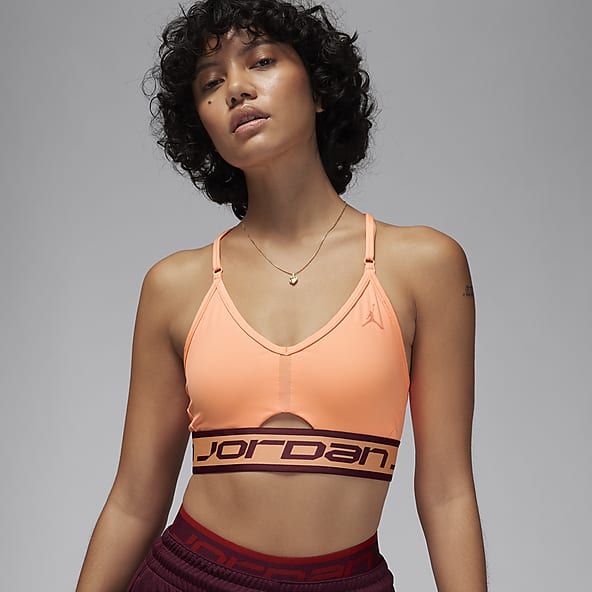 Buy Nike Indy Logo Sports Bras Women Pink, Orange online
