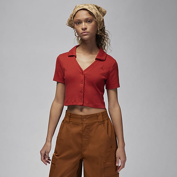 Women's Red Tops & T-Shirts. Nike CA