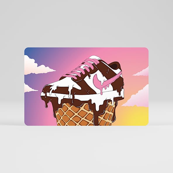 Nike Gift Card Mailed in a Mini Nike Shoebox