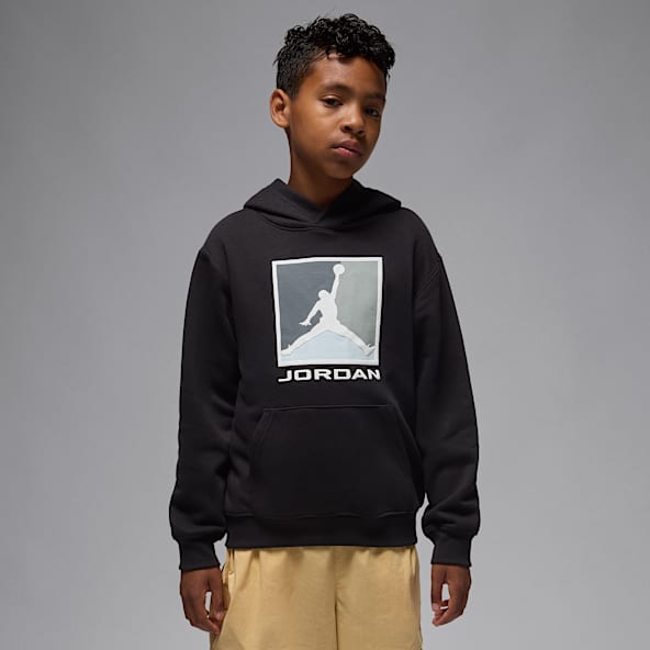 Jordan Essentials Older Kids' Fleece Baseline Pullover Hoodie