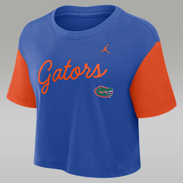 Florida Script Women's Jordan Brand Dri-FIT College Cropped T-Shirt