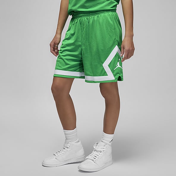 Green jordan shorts deals