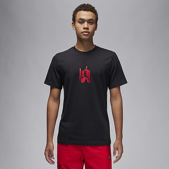 Camiseta de tirantes Jordan 23 negra, roja y blanca