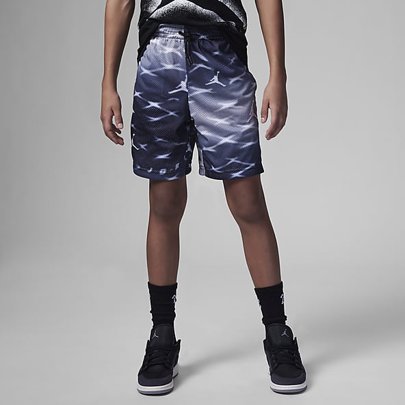 Nike Boys' Dri-Fit Basketball Shorts, Large, Smoke Grey/Lt Smoke Grey