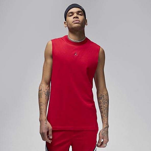 Men's Red Tops & T-Shirts. Nike SI