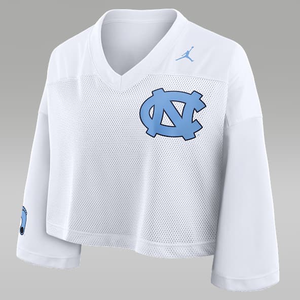 North Carolina Jersey Women's Jordan Brand Dri-FIT College Cropped Top