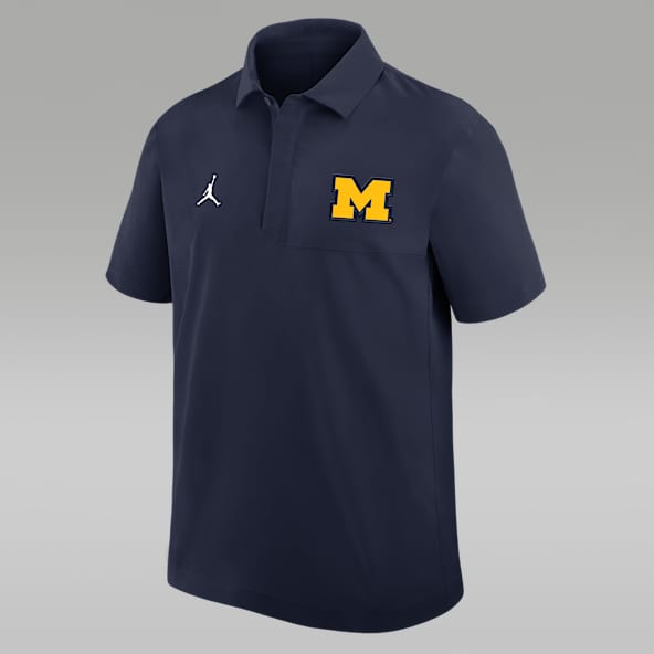 Michigan Men's Jordan Brand Dri-FIT College Polo