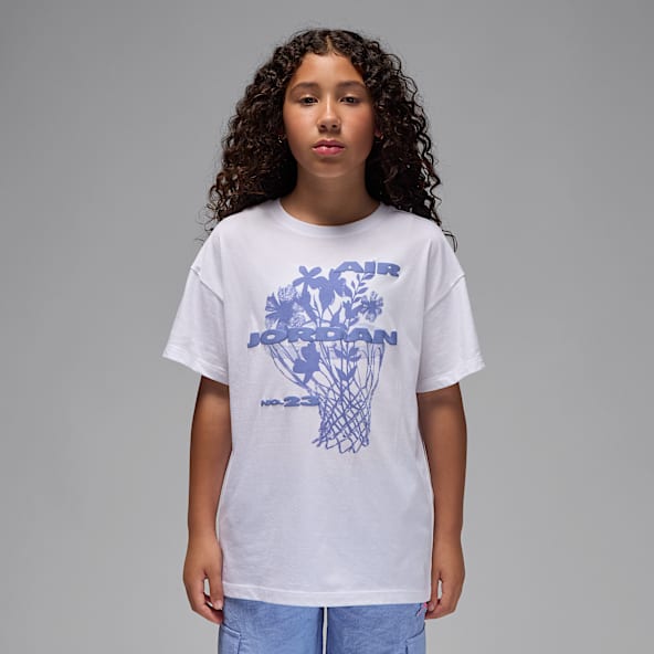 Jordan Big Kids' 23 Flowers T-Shirt