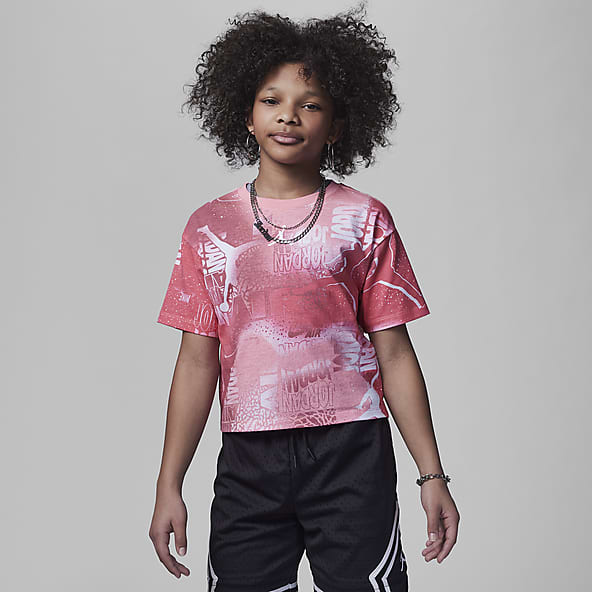 Pink air jordan t shirt online