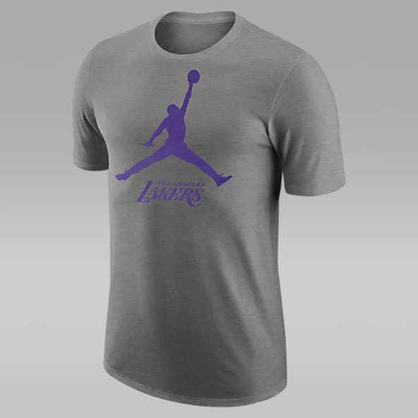 Men's Los Angeles Lakers Nike Gray Essential Practice