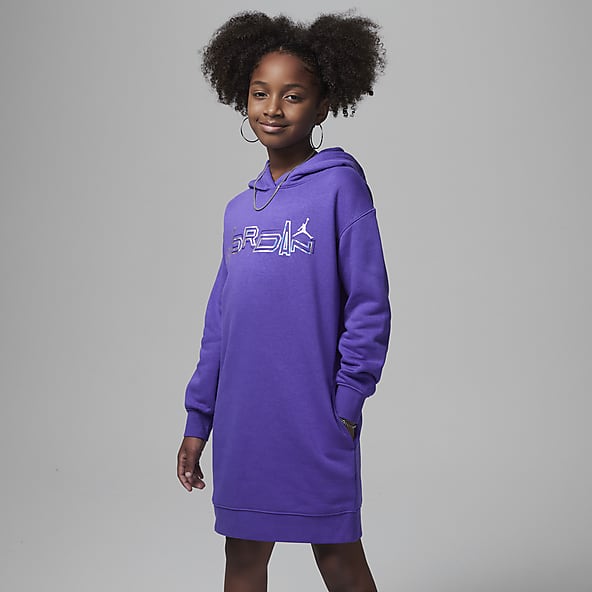 Jordan Toddler Dress in Purple, Size: 2T | 25B320-P3R