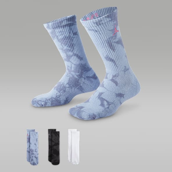 Jordan Jordan Big Kids' Blue Jeans and Bling Crew Socks (3 Pairs)