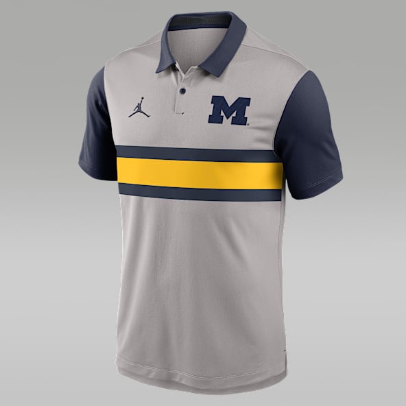 Michigan Vapor Men's Jordan Brand Dri-FIT College Polo